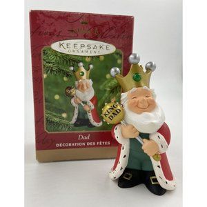 Hallmark King Dad Keepsake Christmas Ornament Father Gift Decoration 2000 Box